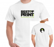 T-shirt personnalisé avec un marquage face et dos